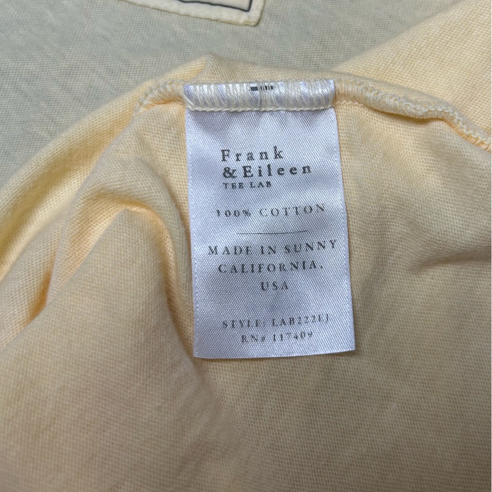 Frank & Eileen Tee Lab Buttercup Yellow Scoop Neck T-shirt - Picture 5 of 5